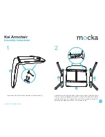 Предварительный просмотр 2 страницы Mocka Kai Armchair Assembly Instructions