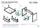 Preview for 3 page of Mocka Kennedy Bedside Table Assembly Instructions Manual