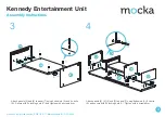 Предварительный просмотр 3 страницы Mocka Kennedy Entertainment Unit Assembly Instructions Manual