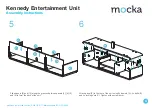 Предварительный просмотр 4 страницы Mocka Kennedy Entertainment Unit Assembly Instructions Manual