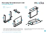 Предварительный просмотр 7 страницы Mocka Kennedy Entertainment Unit Assembly Instructions Manual