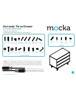 Предварительный просмотр 1 страницы Mocka Kennedy Three Drawer Assembly Instructions Manual