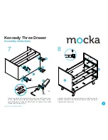 Предварительный просмотр 5 страницы Mocka Kennedy Three Drawer Assembly Instructions Manual