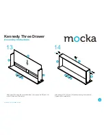 Предварительный просмотр 8 страницы Mocka Kennedy Three Drawer Assembly Instructions Manual