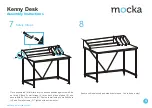 Предварительный просмотр 5 страницы Mocka Kenny Desk Assembly Instructions