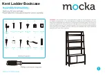 Предварительный просмотр 1 страницы Mocka Kent Ladder Bookcase Assembly Instructions Manual