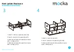 Предварительный просмотр 3 страницы Mocka Kent Ladder Bookcase Assembly Instructions Manual