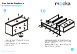 Предварительный просмотр 6 страницы Mocka Kent Ladder Bookcase Assembly Instructions Manual