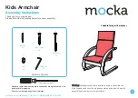 Mocka Kids Armchair Assembly Instructions Manual предпросмотр