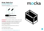 Preview for 1 page of Mocka Kids Dolls Cot Assembly Instructions