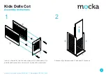 Preview for 2 page of Mocka Kids Dolls Cot Assembly Instructions