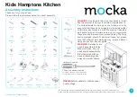 Mocka Kids Hamptons Kitchen Assembly Instructions Manual предпросмотр