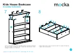 Предварительный просмотр 5 страницы Mocka Kids House Bookcase Assembly Instructions Manual