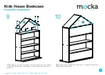 Предварительный просмотр 6 страницы Mocka Kids House Bookcase Assembly Instructions Manual