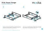 Предварительный просмотр 3 страницы Mocka Kids House Hanger Assembly Instructions Manual