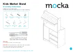 Mocka Kids Market Stand Assembly Instructions Manual preview