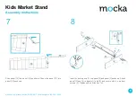 Предварительный просмотр 5 страницы Mocka Kids Market Stand Assembly Instructions Manual