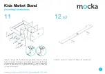 Предварительный просмотр 7 страницы Mocka Kids Market Stand Assembly Instructions Manual