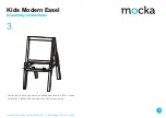 Предварительный просмотр 3 страницы Mocka Kids Modern Easel Assembly Instructions