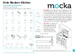 Preview for 1 page of Mocka Kids Modern Kitchen Assembly Instructions Manual