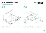 Preview for 13 page of Mocka Kids Modern Kitchen Assembly Instructions Manual