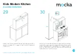 Preview for 16 page of Mocka Kids Modern Kitchen Assembly Instructions Manual