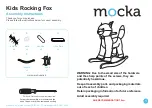 Предварительный просмотр 1 страницы Mocka Kids Rocking Fox Assembly Instructions