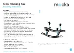 Предварительный просмотр 2 страницы Mocka Kids Rocking Fox Assembly Instructions