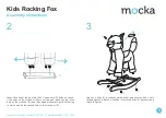 Предварительный просмотр 3 страницы Mocka Kids Rocking Fox Assembly Instructions