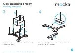 Preview for 3 page of Mocka Kids Shopping Trolley Assembly Instructions