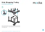 Preview for 4 page of Mocka Kids Shopping Trolley Assembly Instructions