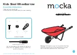 Предварительный просмотр 1 страницы Mocka Kids Steel Wheelbarrow Assembly Instructions