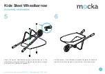 Предварительный просмотр 4 страницы Mocka Kids Steel Wheelbarrow Assembly Instructions