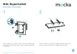 Preview for 2 page of Mocka Kids Supemarket Assembly Instructions Manual