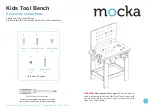 Preview for 1 page of Mocka Kids Tool Bench Assembly Instructions Manual