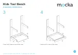 Preview for 3 page of Mocka Kids Tool Bench Assembly Instructions Manual