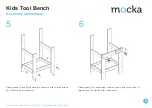 Preview for 4 page of Mocka Kids Tool Bench Assembly Instructions Manual