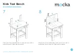 Preview for 5 page of Mocka Kids Tool Bench Assembly Instructions Manual