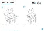 Preview for 6 page of Mocka Kids Tool Bench Assembly Instructions Manual