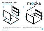 Предварительный просмотр 3 страницы Mocka Kirra Bedside Table Assembly Instructions Manual