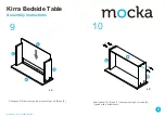 Предварительный просмотр 6 страницы Mocka Kirra Bedside Table Assembly Instructions Manual