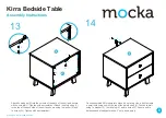 Предварительный просмотр 8 страницы Mocka Kirra Bedside Table Assembly Instructions Manual