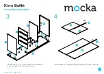 Preview for 3 page of Mocka Kirra Buffet Assembly Instructions Manual