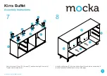 Preview for 5 page of Mocka Kirra Buffet Assembly Instructions Manual