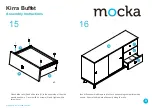 Preview for 9 page of Mocka Kirra Buffet Assembly Instructions Manual