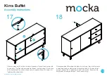 Preview for 10 page of Mocka Kirra Buffet Assembly Instructions Manual