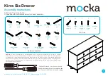 Предварительный просмотр 1 страницы Mocka Kirra Six Drawer Assembly Instructions Manual