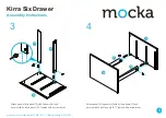 Предварительный просмотр 3 страницы Mocka Kirra Six Drawer Assembly Instructions Manual