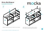 Предварительный просмотр 5 страницы Mocka Kirra Six Drawer Assembly Instructions Manual