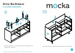 Предварительный просмотр 6 страницы Mocka Kirra Six Drawer Assembly Instructions Manual